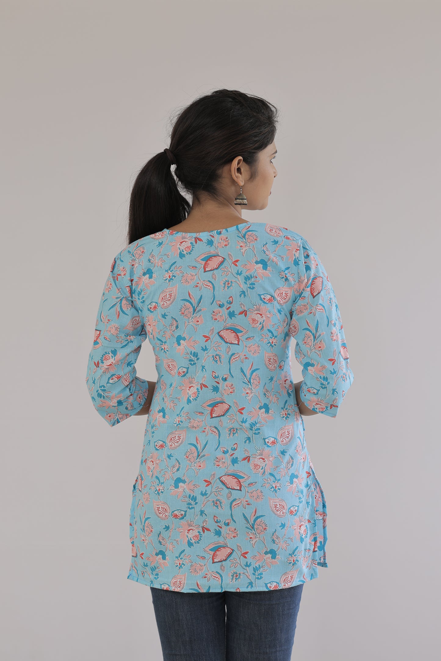 Casual Sky Blue Kurti